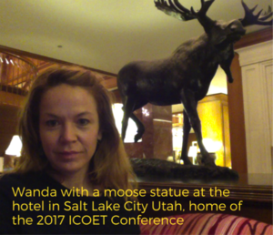 Wanda at the ICOET conference