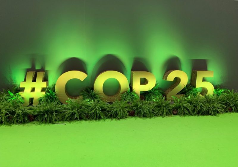 COP25 sign