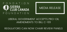 Liberal Government Accepts Pro-Oil Amendments to Bill C-69