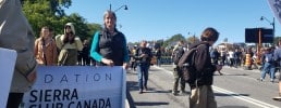 Sierra Club Québec at a climate protest