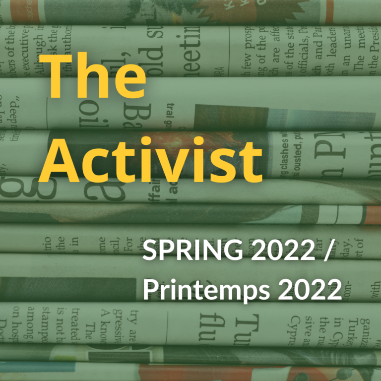 The Activist Sierra Club Canada Newsletter