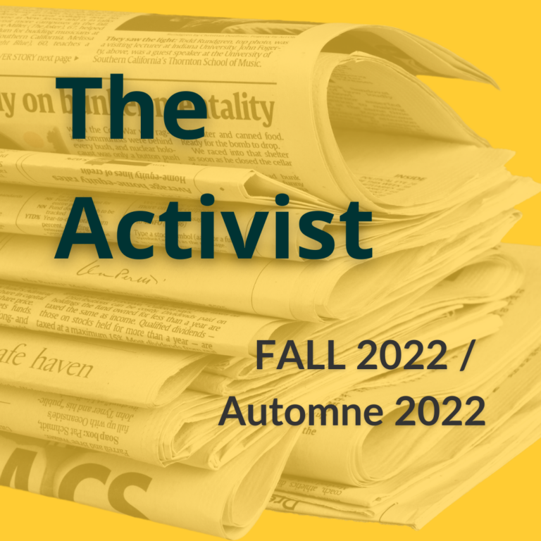 The Activist Sierra Club Canada Newsletter