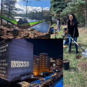 Sierra Club Canada events like tree planting and protests to help protect our future. Gifts of stock.