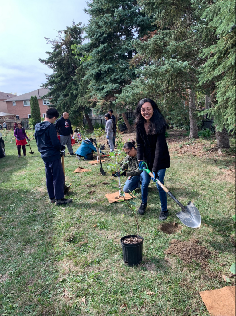 Photo from a Sierra Club Ontario tree planting event