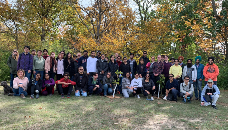 Photo from a Sierra Club Ontario tree planting event. Conservation circular economy right to repair Canada. Ontario Chapter - Sierra Club Canada. Annual General Meeting 2023.