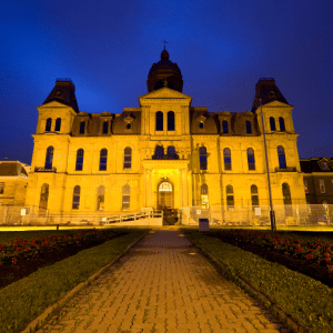 Fredericton, New Brunswick Legislature at Night