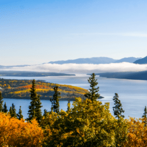 Picture of the Yukon the wildfire update page