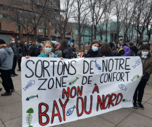 Cancel Bay du Nord Protests