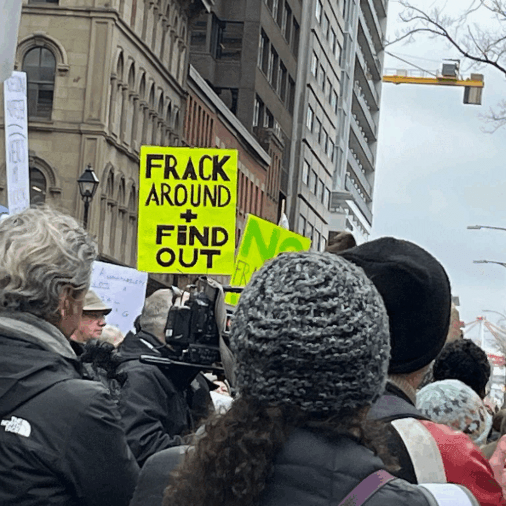 Page: Antigonish Many Money Town. Picture of Rally for Democracy in Nova Scotia