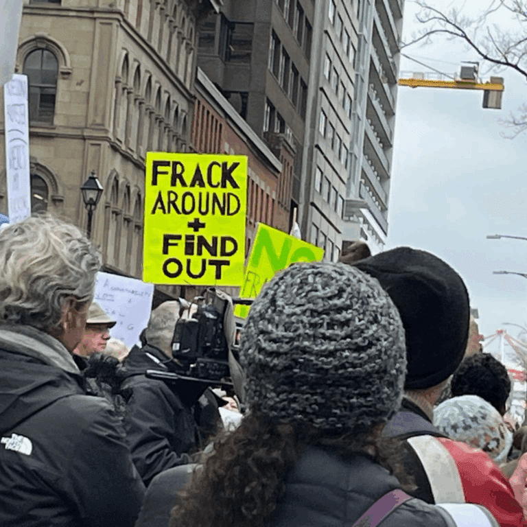 Page: Antigonish Many Money Town. Picture of Rally for Democracy in Nova Scotia