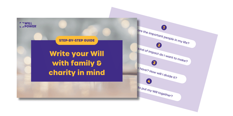 Image of Step-By-Step Guide to Writing a Will with Family & Charity In Mind