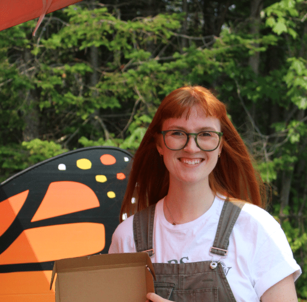 Sierra Youth Despair Hope page, photo of Danielle Romaine at a Let's Plant event