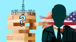 Trump National Security Strategy Trump National Security Strategy page picture of lobbyists working with the U.S. to undermine Canadian Democracy