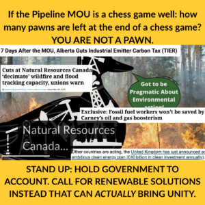 They Want to Crush Your Spirit - All You Have to Do is Say No: Picture of a Duck made of Oil Rigs