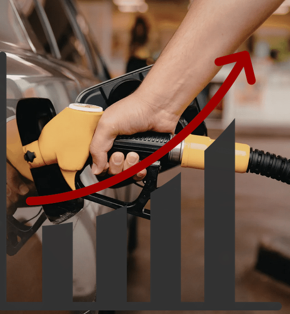 Iran Oil Gas Profits Prices someone filling up a car with gasoline at a gas station
