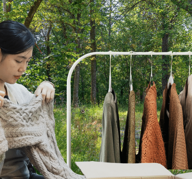 Thrift Shopping the environment Social Media, & Youth Supporting Sierra Club Canada at Their School Person at a thrift store in nature